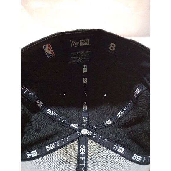 Chicago Bulls New Era 59FIFTY Fitted Size 8 Gray/Red NBA Basketball Cap 6 Panel - Picture 6 of 8